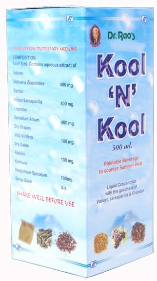 Dr.Rao's KOOL N KOOL (Herbal Treat for Summer Heat)