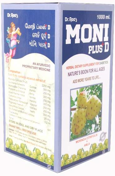 Dr.Rao's Moni Plus - D(Noni With Amla for Diabetics)(Immuno-Booster)