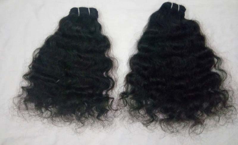black Natural curly hair from indian temple, USD 300 / Kilogram by Virgin  Exporter from Chennai Tamil Nadu | ID - 2019506