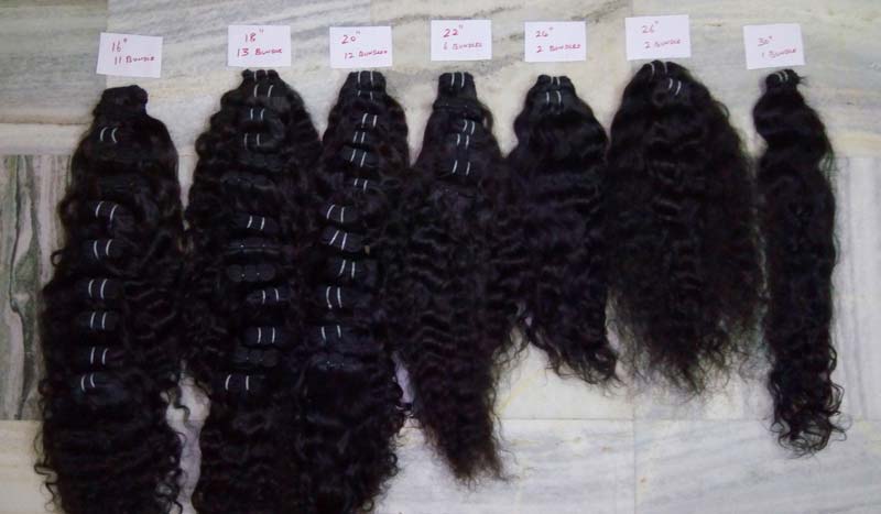 Orginal indian hair, Color : black/ brown