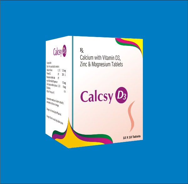 Calcsy D3 Magnesium Zinc Tablets