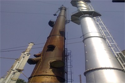 Round Metal Chimney, for Industrial, Style : Common