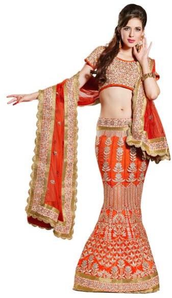 Fs2180 Georgette Embroidered Lehenga