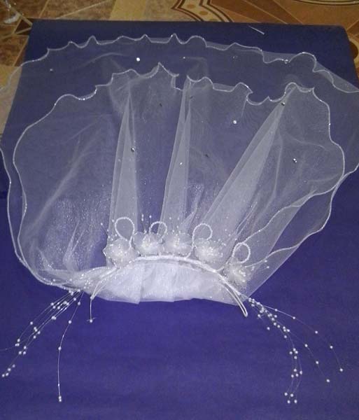 Communion Wreath & Veil Imported Veil