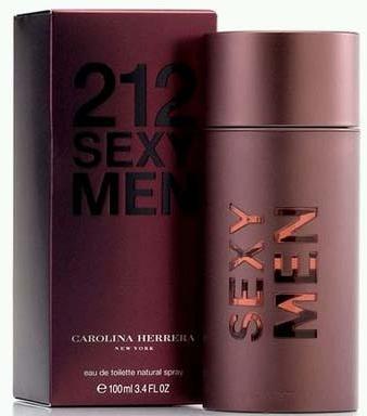 Carolina Herrera 212 Sexy Mens Brown Perfume