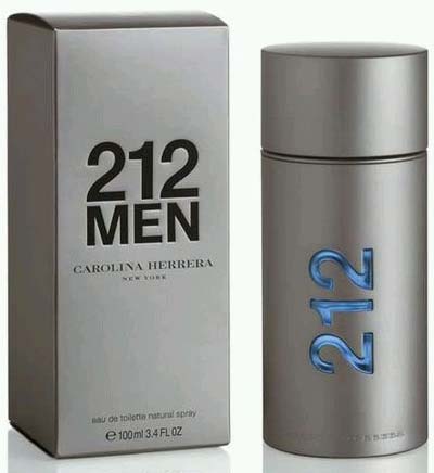 Carolina Herrera 212 Sexy Mens Grey Perfume
