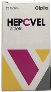 100mg Hepcvel Velpatasvir Tablets
