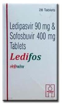 Ledifos Ledipasvir and Sofosbuvir tablets hetero price