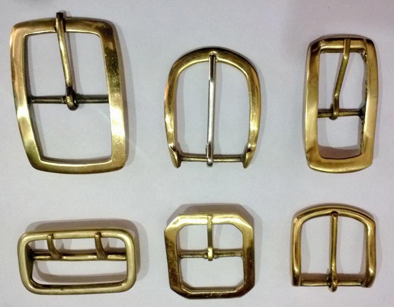 Coated Solid Brass Belt Buckles, Pattern : Plain, Shape