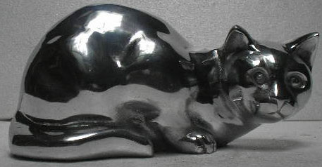 Aluminium Cat Sculptures - (3134)