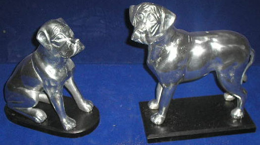 Aluminium Dog Sculpture - Item Code : 3098
