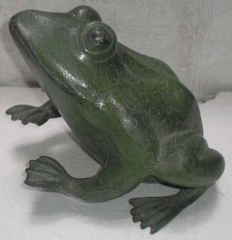 Aluminium Frog Sculpture - (3245)
