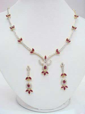 Diamond Necklace Set