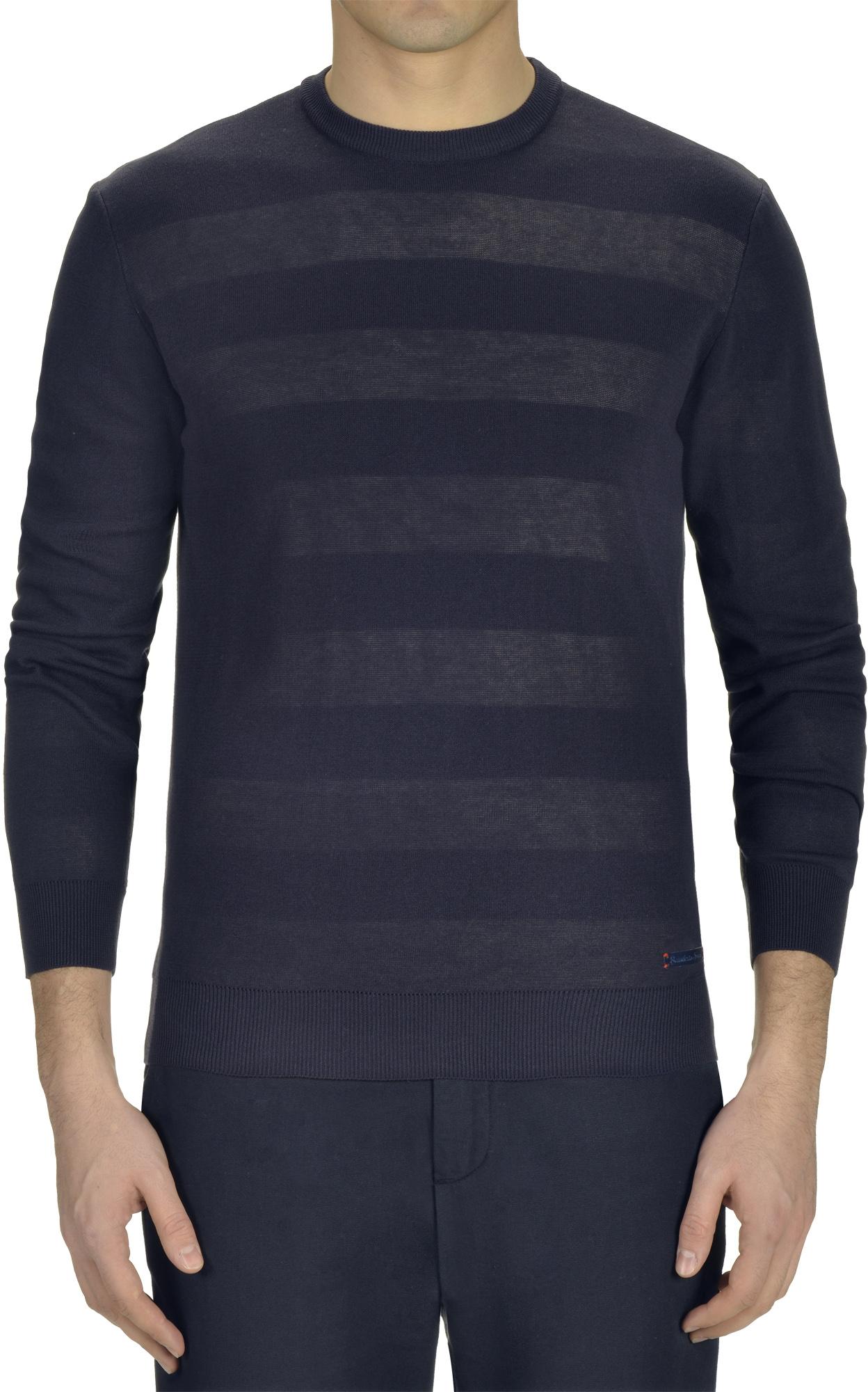 Double-Face Striped Sweatshirt