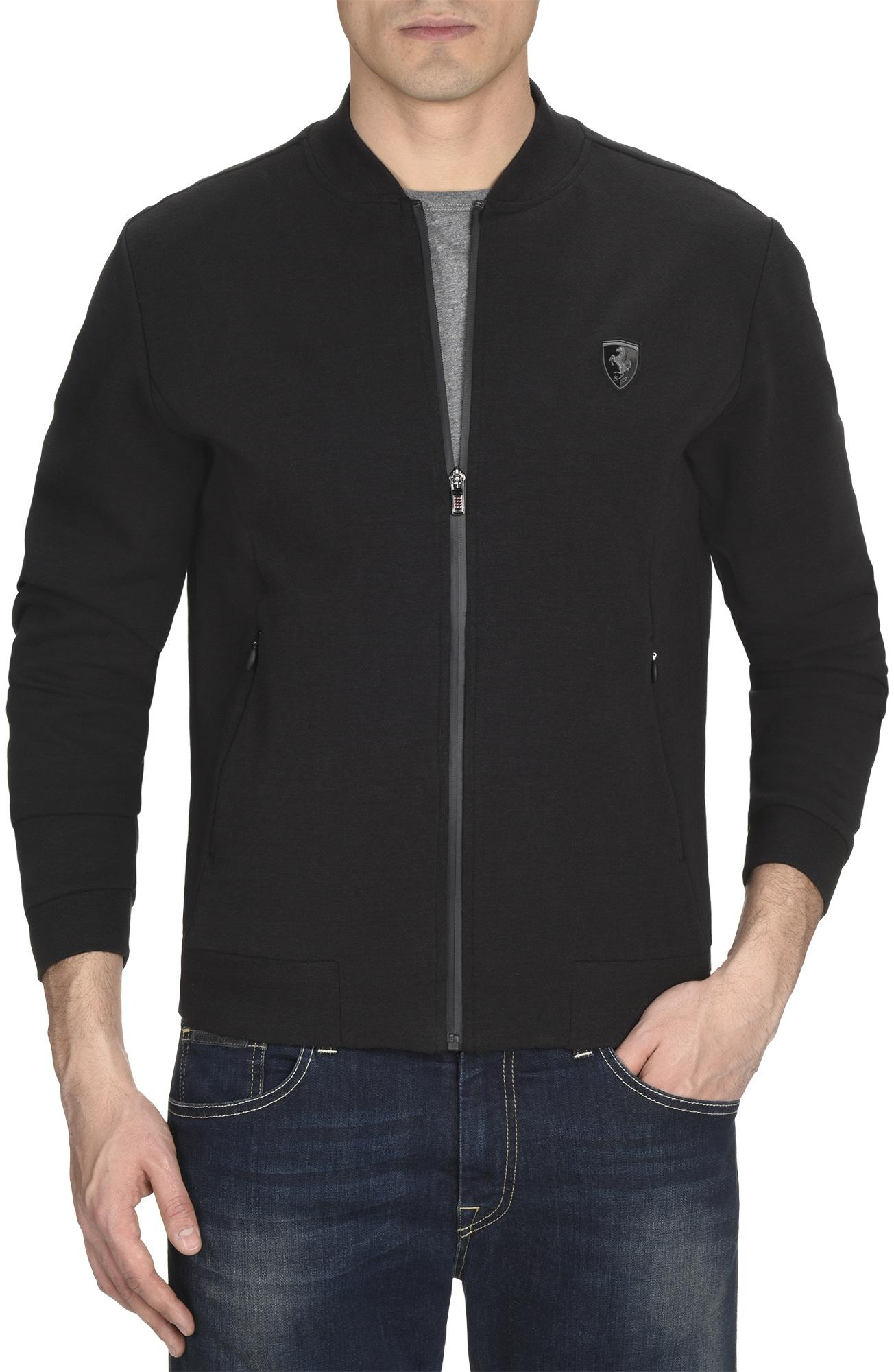 Full-Zip Fleece Bomber Sweatshirt