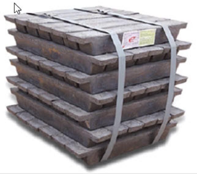 Remelted Pure Lead Ingots by CNK International Corporation, remelted