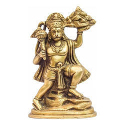 Hanuman brass statue