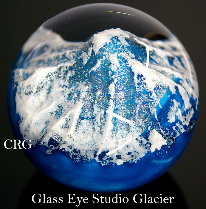 GLASS EYE STUDIO GLACIER PAPERWEIGHT Gift item