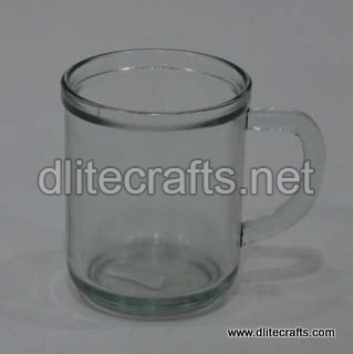 Dlite crafts Clear Glass Mug, Certification : ISO, CEO 1991