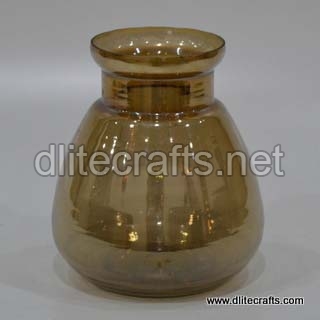 Dlite crafts Glass Color Flower Vase