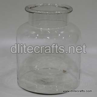 Glass clear Jar