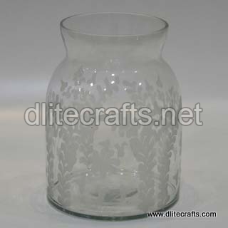 Glass Cutting Jar, for Home Decor, Size : 26.0X19.0