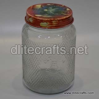 Glass Jar Press, for Home Decor, Dinner Table, Size : 230X15.0