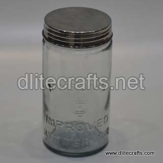 Glass Lid Clear Jar