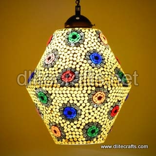 Glass Mosaic Multi Color Hanging