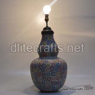 Glass Oil Table Lamp
