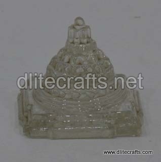 Dlite crafts Glass Shree Yantra, for Home Decor, Style : Traditional