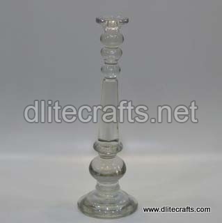 Dlite crafts GlassClear Candle Stand