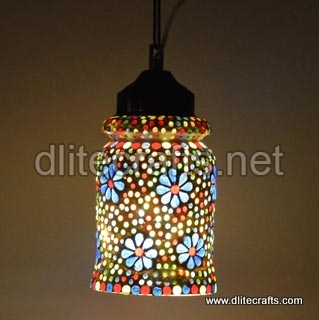 Mosaic Glass Color Hanging