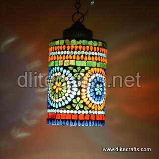 Multi Color Glass Hanging