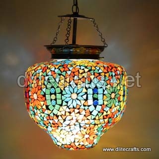Multi Color Mosaic Hanging