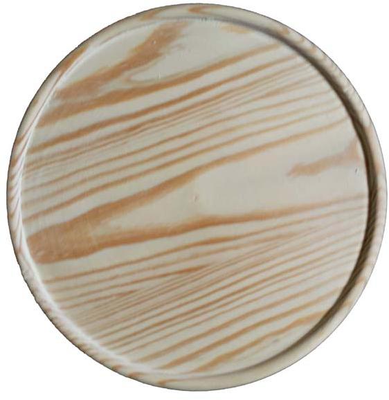 Pine Wood Pizza Plate