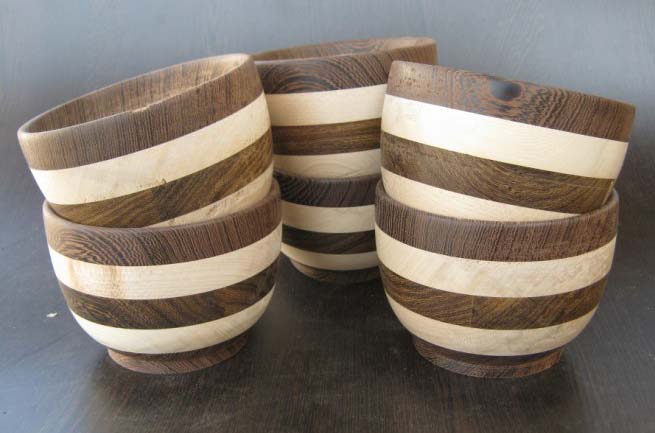 Segmented Wooeden Tableware