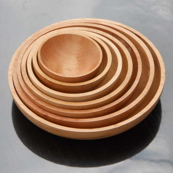 Mahadevwood Wooden Bowl Plate Set, Feature : Stocked, Eco-Friendly