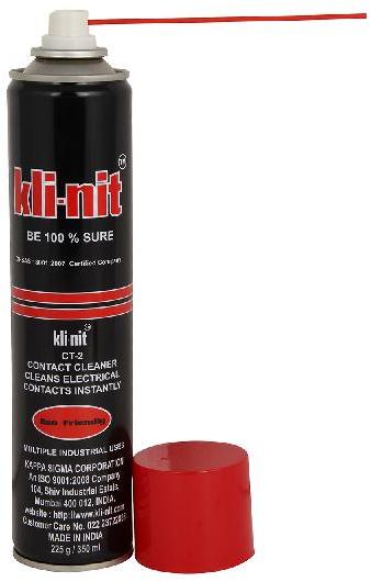 Kli-nit all industrial use tin electrical contact cleaner, Packaging Size : 350ml