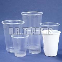 Round Disposable Plastic Glasses, for Serving Tea, Water, Size : Multisize