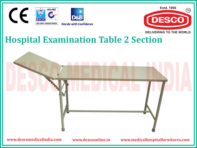 2 SECTION EXAMINATION TABLE