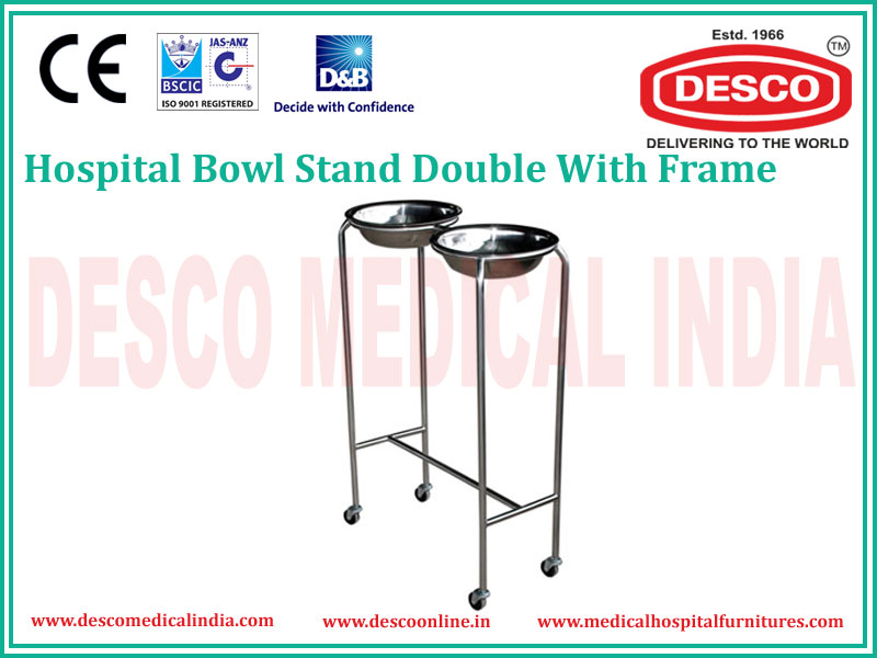 BOWL STAND DOUBLE WITH FRAME