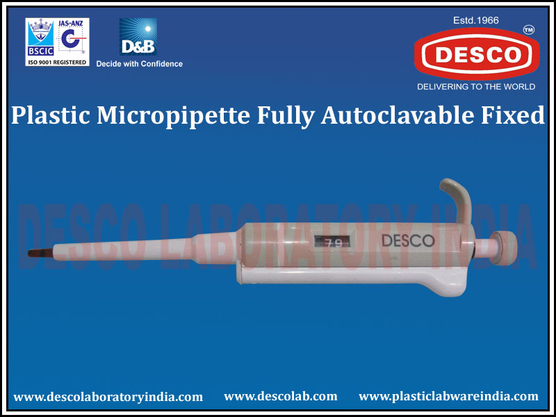 MICROPIPETTE FULLY AUTOCLAVABLE FIXED