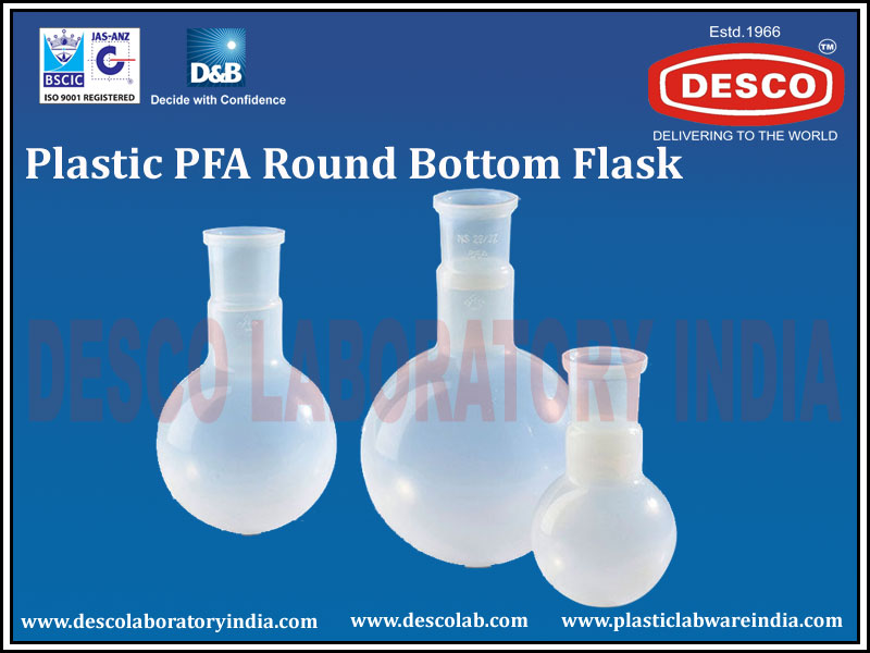 PFA Round Bottom Flask