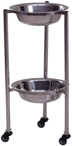 two tier bowl stand