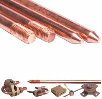 Polished copper bonded rods, Certification : ISI Certified