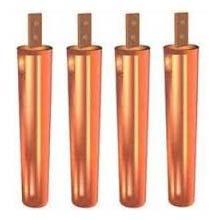 Polished Copper Earthing Electrodes, Length : 0-250mm, 250-500mm, 500-750mm