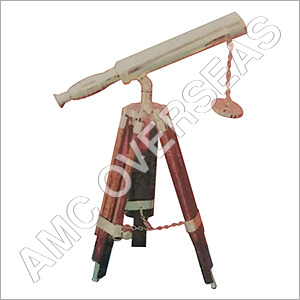 Polished Antique Brass Telescope, for Far View Capture, Magnifie View, Feature : Clear View, Durable