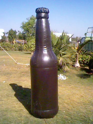 PVC Inflatable Bottle, Size : 3 Mtr