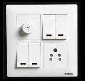 ABS Modular Switches, for Home, Office, Residential, Restaurants, Size : 2.5 Inch, 3 Inch, 3.5 Inch